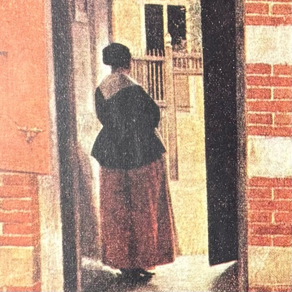 Pieter de Hooch Courtyard of a Dutch House Original Vintage Fine Art Print 30’s - Picture 4 of 7